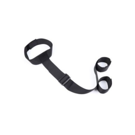 OHMAMA FETISH - MANETTE DA POLSO E COLLARE IN NYLON