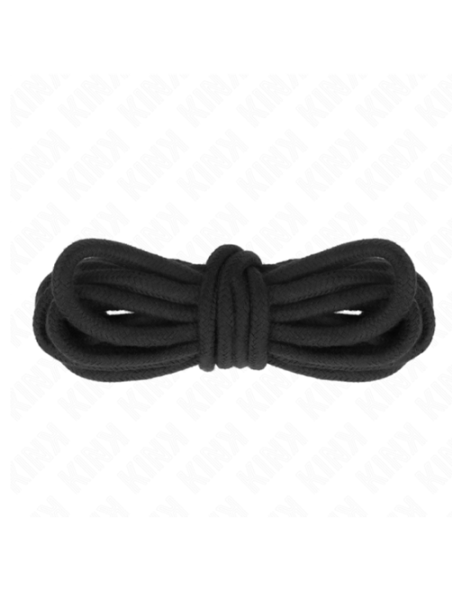 KINK - CORDA IN COTONE 10 METRI NERA