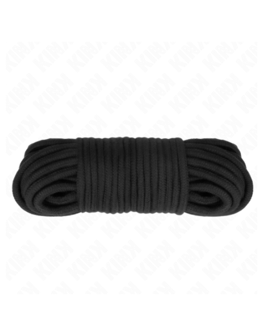 KINK - CORDA IN COTONE 20 METRI NERA