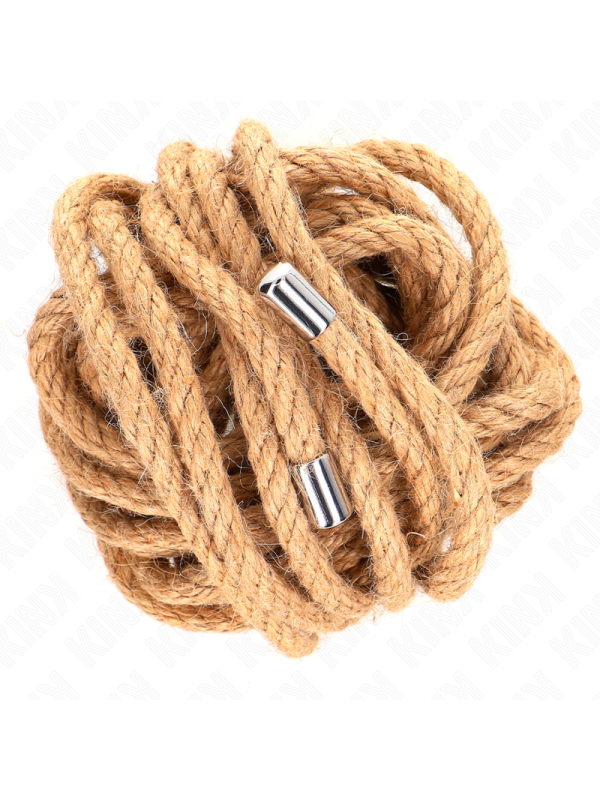 KINK - CORDA DI CANAPA CON TESTA IN METALLO 5 METRI