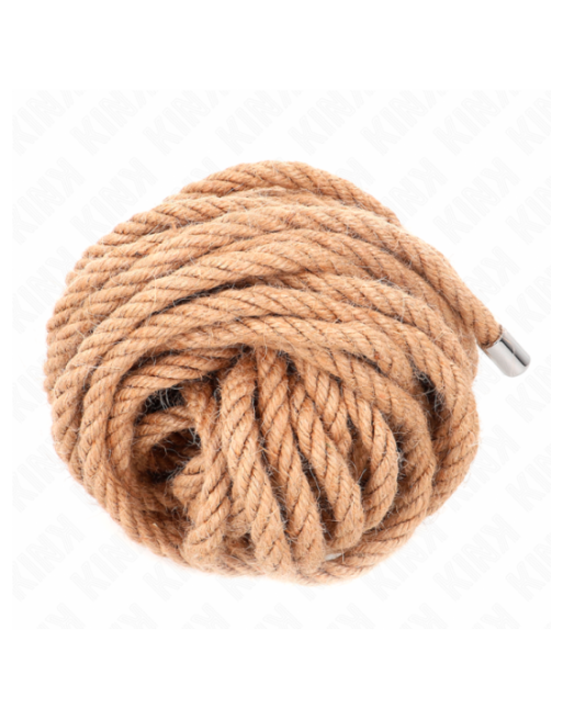 KINK - CORDA DI CANAPA CON TESTA IN METALLO 10 METRI