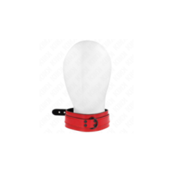 KINK - COLLANA REGOLABILE VINO ROSSO 37,5-49,5 CM X 5 CM