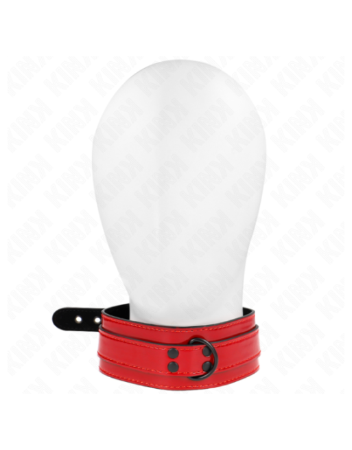 KINK - COLLANA REGOLABILE VINO ROSSO 37,5-49,5 CM X 5 CM