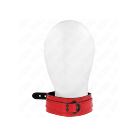 KINK - COLLANA REGOLABILE VINO ROSSO 37,5-49,5 CM X 5 CM