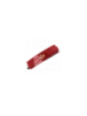 KINK - COLLANA REGOLABILE ROSSO VINO CON DETTAGLI ORO 29-42,5 CM X 4 CM
