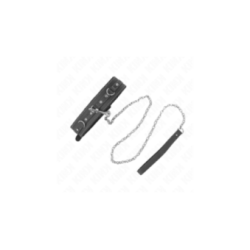 KINK - COLLANA IN PELLE PVC CON CINTURA 105 CM RIVETTO STRASS 41