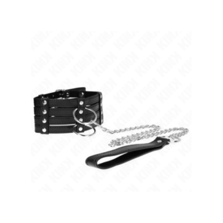 KINK - COLLANA CON CINTURA 65 CM STILE SUB REGOLABILE 35-51 CM X 7 CM