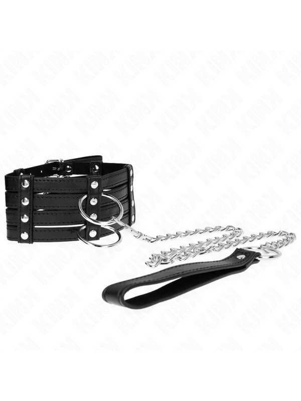 KINK - COLLANA CON CINTURA 65 CM STILE SUB REGOLABILE 35-51 CM X 7 CM