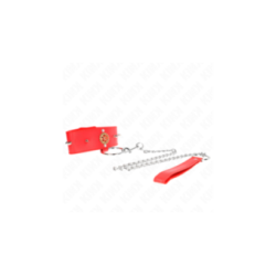 KINK - COLLANA DI DIAMANTI ROSSI CON CINTURA 65 CM REGOLABILE 35-51 CM X 7 CM