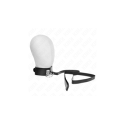 KINK - GUINZAGLIO BORCHIE 116 CM COLLARE CON CINTURINO IN SIMILPELLE 50 X 5 CM