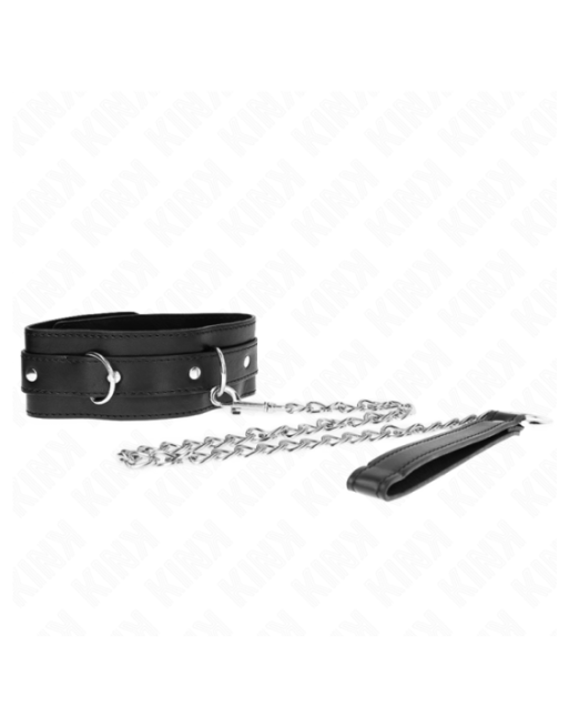 KINK - COLLARE CON CINTURA 65 CM CON CINTURINO NERO 54 X 4,5 CM