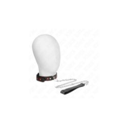 KINK - COLLANA CON CINTURINO 65 CM DETTAGLI CUORE 52,5 X 2,5 CM