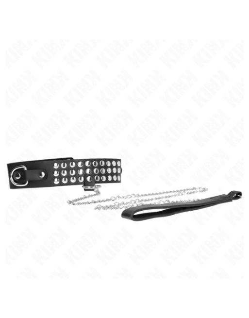 KINK - COLLANA CON CINTURINO 65 CM CON LUCIDI REGOLABILE 37-42 CM X 5,3 CM