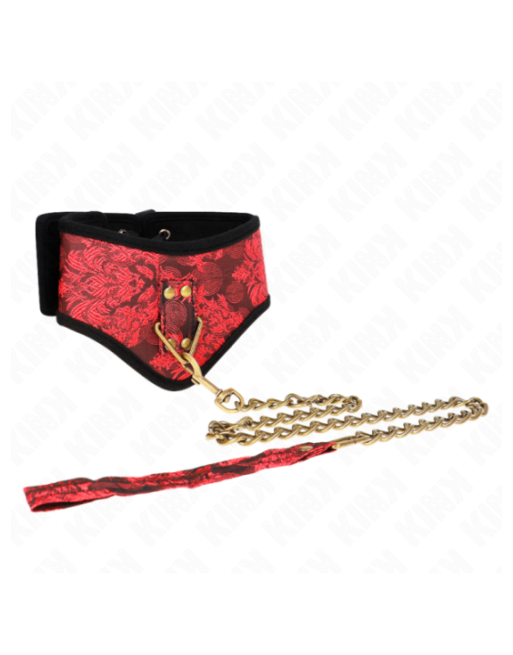 KINK - COLLANA MODELLO SCANDALO CON CINTURINO IN PIZZO 75 CM 44 X 10 CM