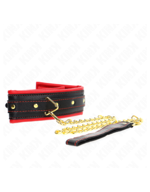 KINK - COLLANA CON CINTURINO IN SIMILPELLE SPUGNA MODELLO 2 REGOLABILE 37-54 CM X 3 CM