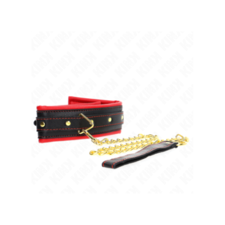 KINK - COLLANA CON CINTURINO IN SIMILPELLE SPUGNA MODELLO 2 REGOLABILE 37-54 CM X 3 CM