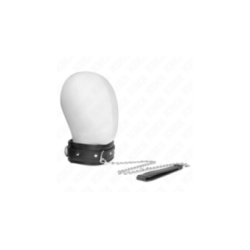 KINK - COLLANA CON CINTURINO IN SIMILPELLE SPUGNA MODELLO 3 REGOLABILE 37-54 CM X 3 CM