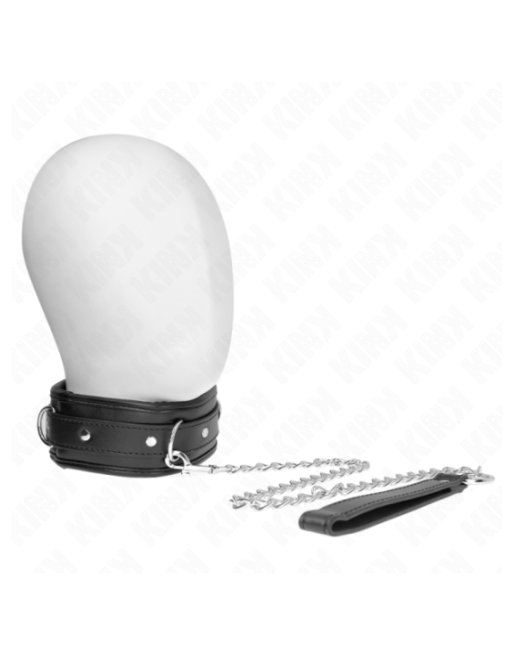 KINK - COLLANA CON CINTURINO IN SIMILPELLE SPUGNA MODELLO 3 REGOLABILE 37-54 CM X 3 CM