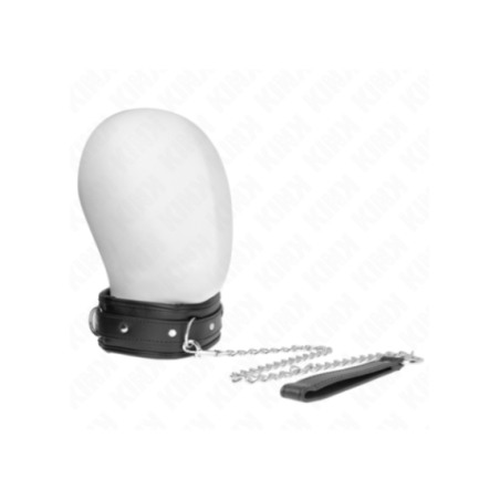 KINK - COLLANA CON CINTURINO IN SIMILPELLE SPUGNA MODELLO 3 REGOLABILE 37-54 CM X 3 CM