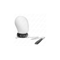 KINK - COLLANA SCHIAVITÙ 3 ANELLI CON CINTURINO 80 CM 53 X 5 CM
