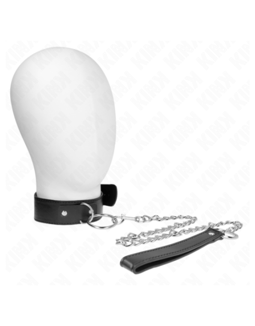 KINK - COLLARE MODELLO BASE CON GUINZAGLIO MODELLO 4 REGOLABILE 36-43 CM