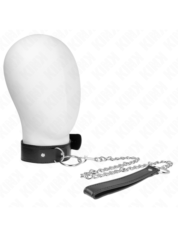 KINK - COLLARE MODELLO BASE CON GUINZAGLIO MODELLO 4 REGOLABILE 36-43 CM