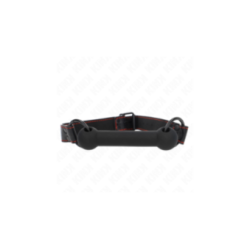 KINK - BONE GAG CON CINTURINO IN SIMILPELLE NERO REGOLABILE 41-57 CM