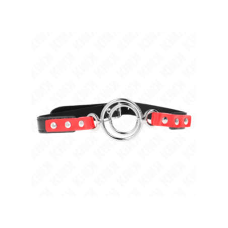 KINK - GAG CON O-RING MULTIPLI 4/4,8 CM ROSSO 38 X 56 CM