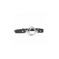 KINK - BAVAGLIO CON O-RING MULTIPLI 5 CM NERO 63 X 2,5 CM