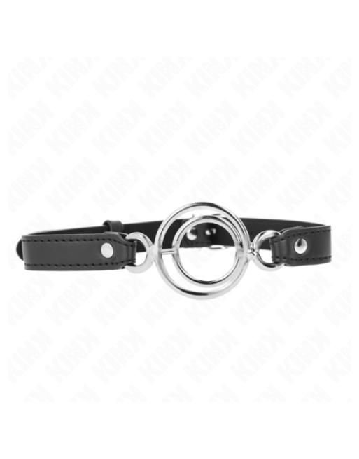 KINK - BAVAGLIO CON O-RING MULTIPLI 5 CM NERO 63 X 2,5 CM