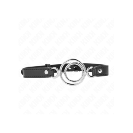 KINK - BAVAGLIO CON O-RING MULTIPLI 5 CM NERO 63 X 2,5 CM