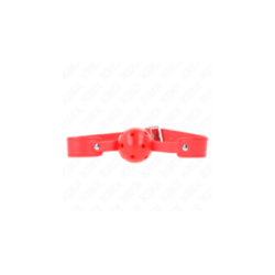 KINK - PALLA TRASPIRANTE ROSSA 4,5 CM BAVAGLIO 65 x 2,5 CM