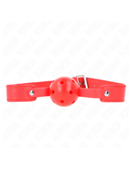 KINK - PALLA TRASPIRANTE ROSSA 4,5 CM BAVAGLIO 65 x 2,5 CM
