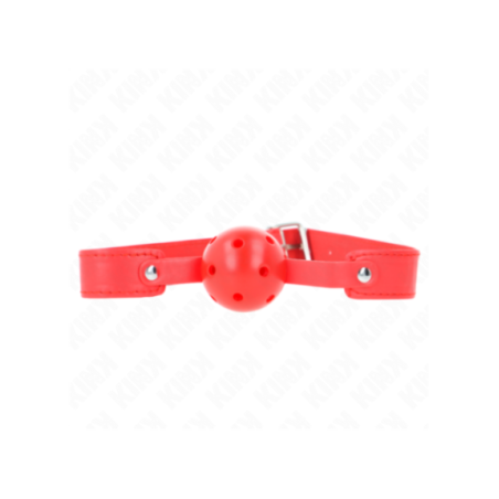 KINK - PALLA TRASPIRANTE ROSSA 4,5 CM BAVAGLIO 65 x 2,5 CM