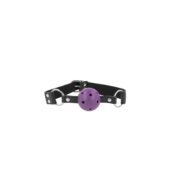 KINK - PALLA TRASPIRANTE BAVAGLIO 4 CM CON DOPPIO RIVETTO VIOLA 62,5 x 2,5 CM REGOLABILE 42-58 CM