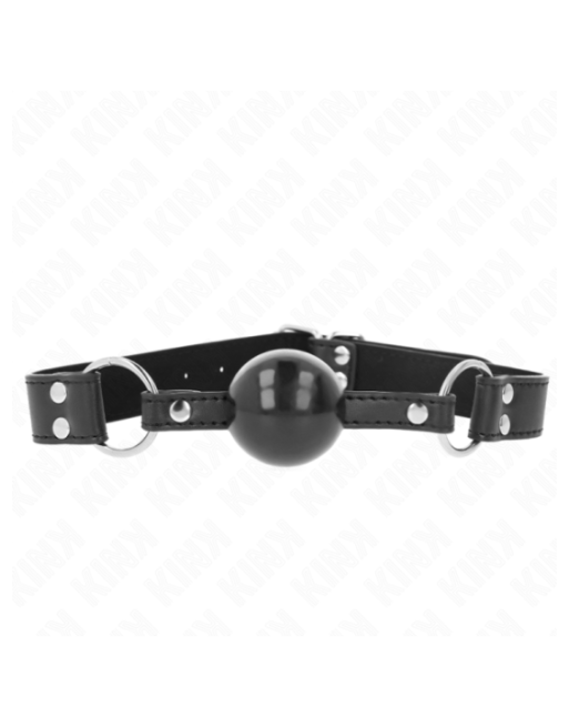 KINK - PALLA MORBIDA E SOLIDA BAVARO 4 CM CON CINTURINO IN SIMILPELLE 62 x 2,5 CM REGOLABILE 42-58 CM