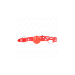 KINK - BALLA IN TPE 4 CM CON SERRATURA ROJO 60 x 2 CM