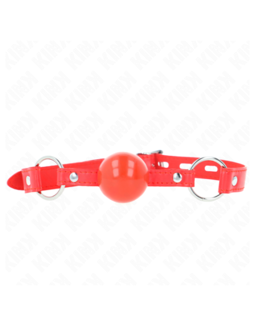 KINK - BALLA IN TPE 4 CM CON SERRATURA ROJO 60 x 2 CM