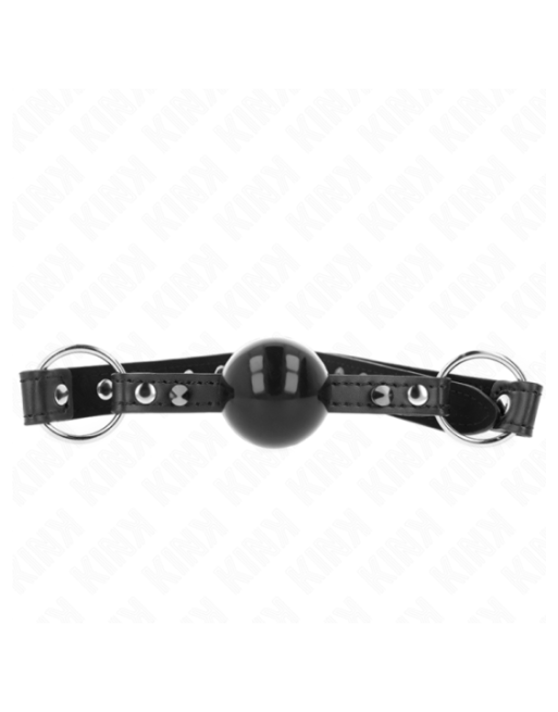 KINK - BALL GAG 4 CM CON RIVETTO PUNTA E CHIUSURA A SCATTO 65 x 2 CM