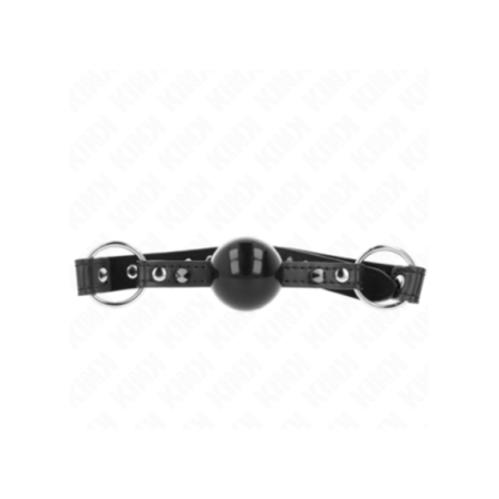KINK - BALL GAG 4 CM CON RIVETTO PUNTA E CHIUSURA A SCATTO 65 x 2 CM