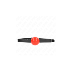 KINK - PALLA SINGOLA ROSSA GAG 4 CM 65 x 1,5 CM