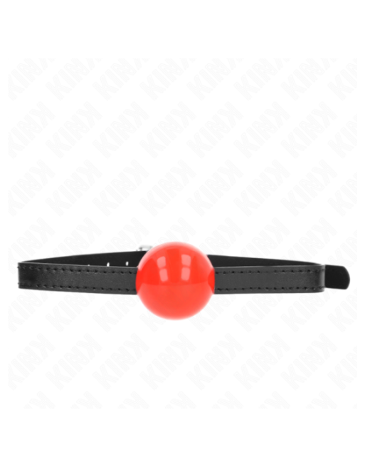 KINK - PALLA SINGOLA ROSSA GAG 4 CM 65 x 1,5 CM