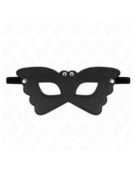 KINK - MASCHERA IN SIMILPELLE A FORMA DI FARFALLA 20 x 9 CM