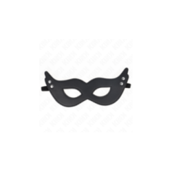 KINK - MASCHERA IN SIMILPELLE CON RIVETTI MODELLO 1 26 x 8 CM