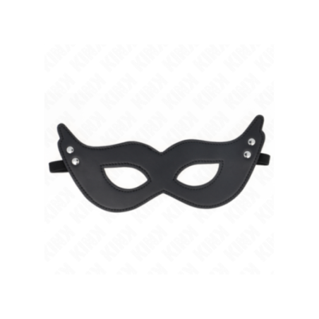 KINK - MASCHERA IN SIMILPELLE CON RIVETTI MODELLO 1 26 x 8 CM