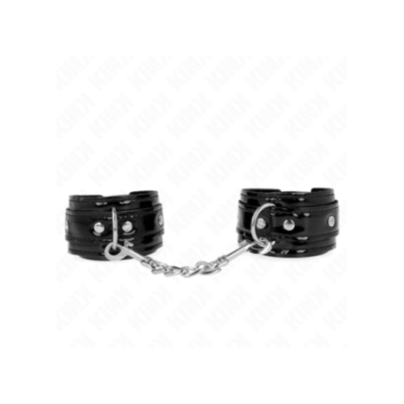 KINK - POLSI IN NEOPRENE LUCIDO REGOLABILI 17-24 CM X 4,5 CM