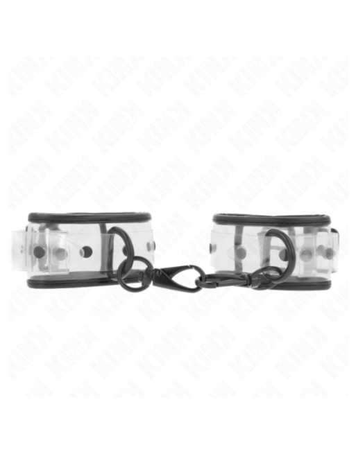 KINK - POLSINI DA POLSO TRASPARENTI REGOLABILI 18-30 CM X 5,5 CM