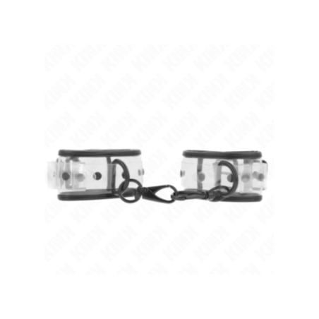 KINK - POLSINI DA POLSO TRASPARENTI REGOLABILI 18-30 CM X 5,5 CM