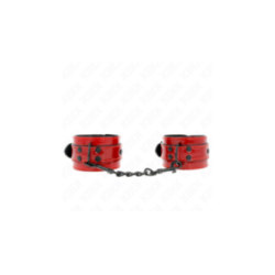 KINK - POLSINI DA POLSO ROSSO SCURO 23 X 5 CM