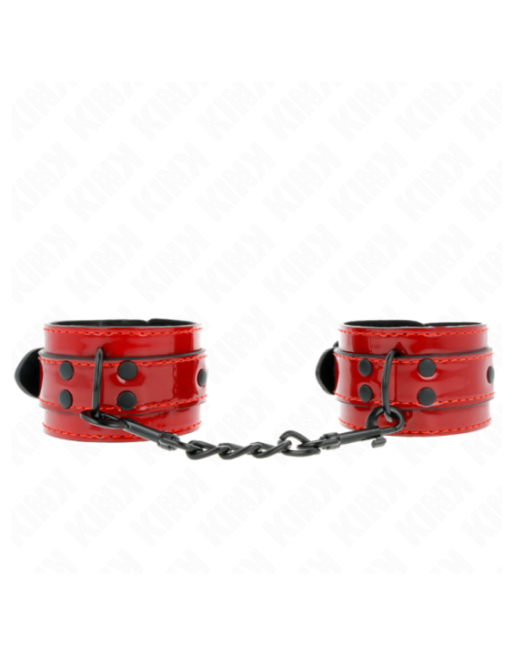 KINK - POLSINI DA POLSO ROSSO SCURO 23 X 5 CM